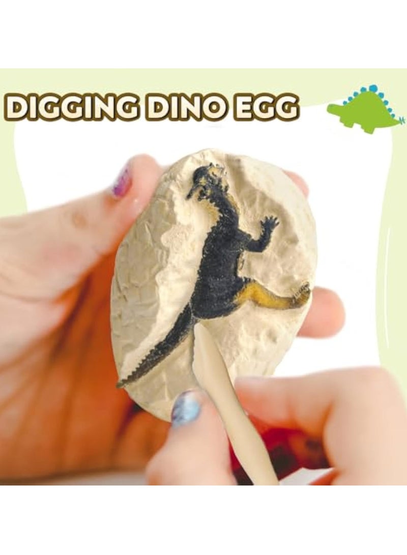 KASTWAVE Dinosaur Eggs Dig Kit, Science STEM Toys, 12 Dino Excavation Egg Toys with Playmat, for Kids 5-7, Educational Boy Toy Party Gifts for Boys & Girls Ages - Image 5