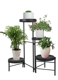 4 Tier-Black