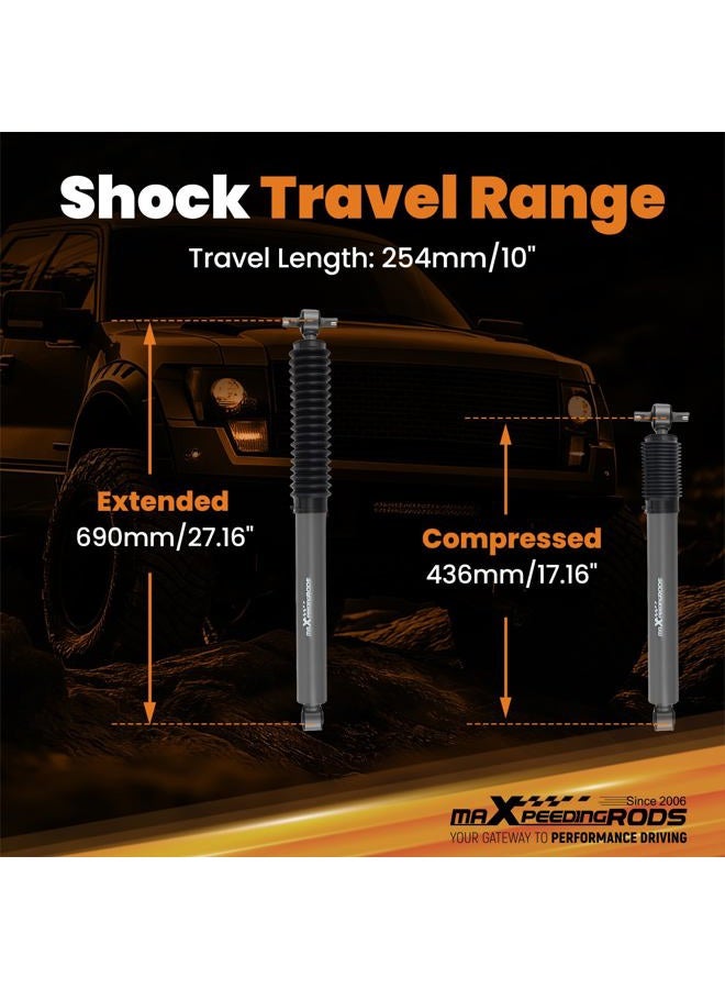 maXpeedingrods 3.5-5" Rear Shock Absorbers for Jeep Wrangler JK 2007-2017, G1 Upgraded Version - Image 5