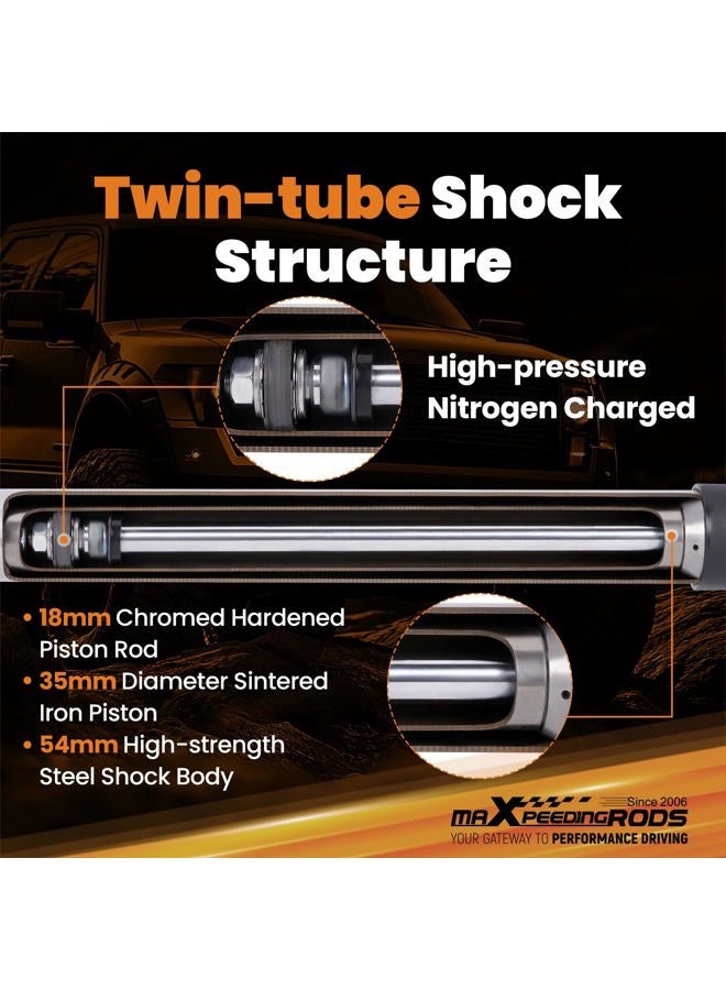 maXpeedingrods 3.5-5" Rear Shock Absorbers for Jeep Wrangler JK 2007-2017, G1 Upgraded Version - Image 3