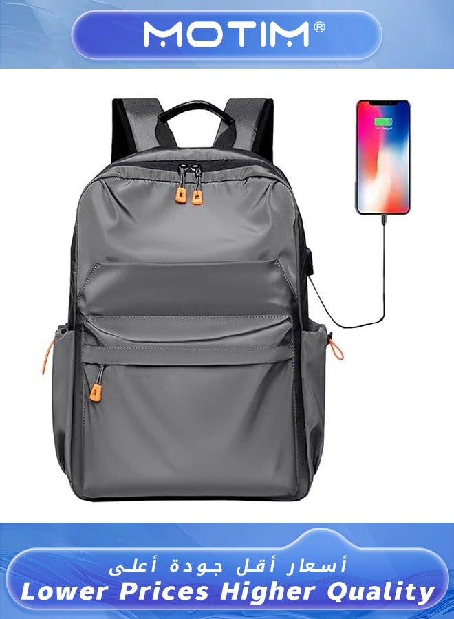 Motim Travel Laptop Backpack Business Anti Theft Backpack with USB Charging Port Water Resistant College School Bag Gifts for Men & Women Fits 15.6 Inch Notebook Computer Bag  - Image 1