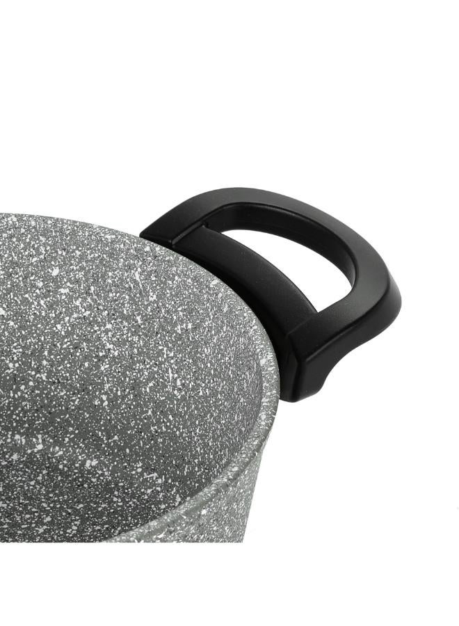 Cookin aboud Bio-Granite Cooking Pot with Glass-Silicone Lid 18 cm -Grey - Image 4