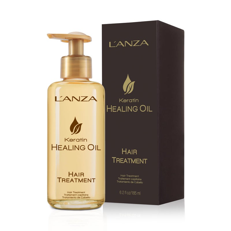 LANZA Keratin Healing Oil Hair Treatment Hair Oil Revives  Nourishes Dry Damaged Hair  Scalp Sulfate Free with Phyto IV Complex Cruelty Free Volumizing Hair Care with UV Protection 62 Fl Oz