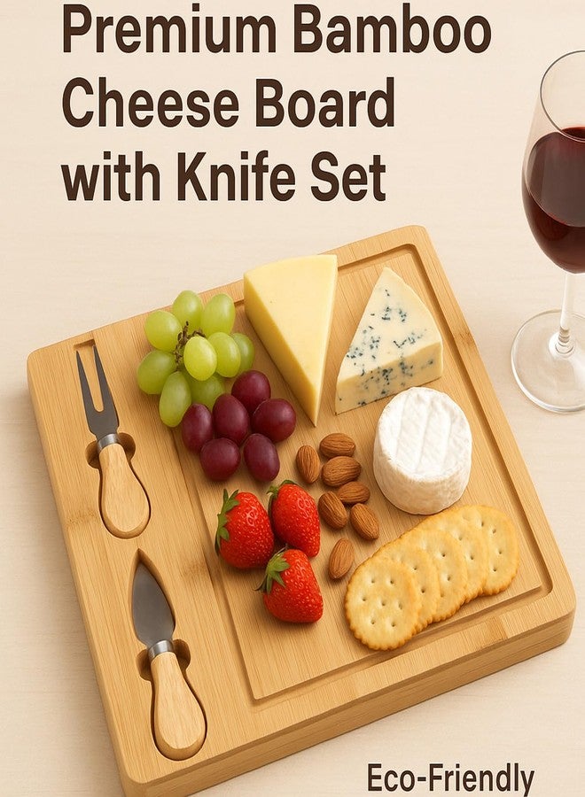 SUNBEET Wood Pizza Cheese Home Creative Cutting Board Kitchen Chopping Board Solid Wood Cake Plate (Square Cheese Bord) - Image 2