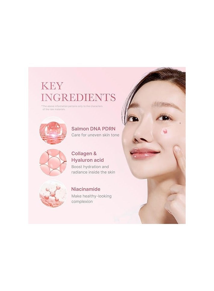 medicube Salmon DNA PDRN Pink Collagen Capsule Cream, Face Moisturizer | Lightweight Moisturizing Cream | PDRN, Niacinamide for Uneven Skin Tone, Glow hydration | Korean Skin Care 1.94 oz - Image 2