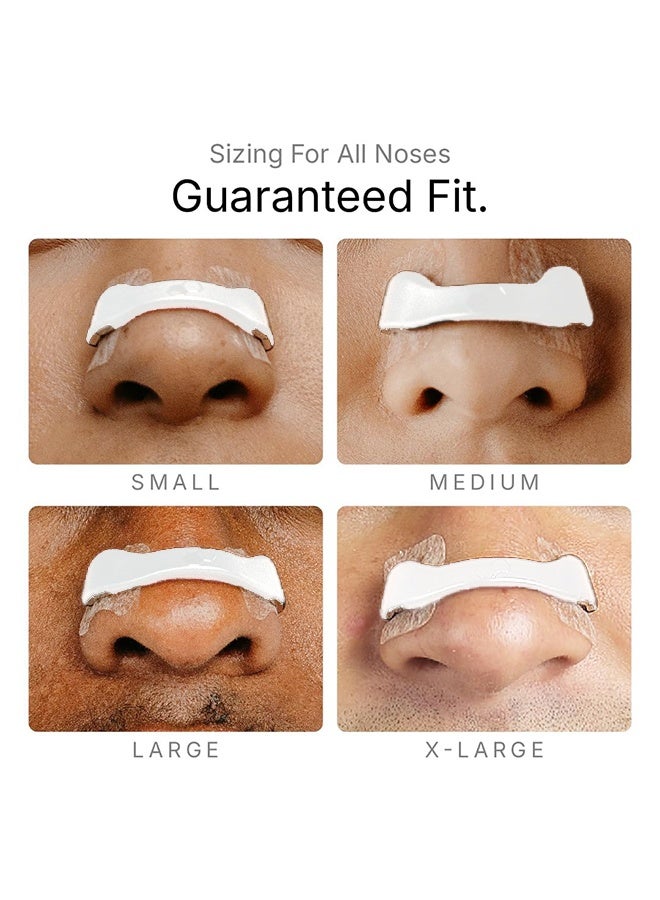 Generic Breathing Nose Strip Starter Kit (30 Count, white) - Boost Oxygen Intake, Reduce Snoring, Improve Sleep Quality - Sweat Resistant, Skin Safe Nasal Strips - Extra Strength Snoring Solution  - Image 3