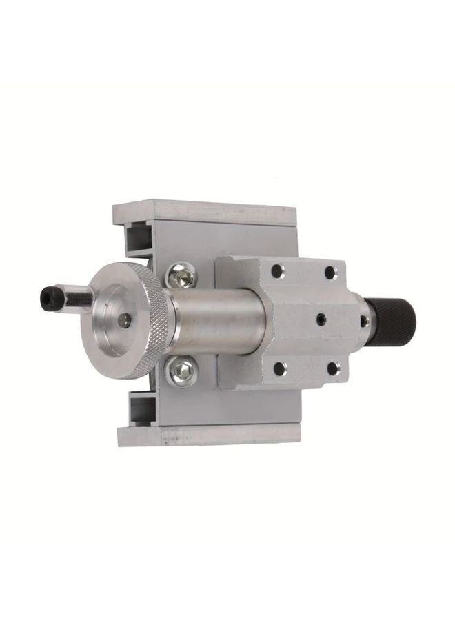 Manual Metal Mini Lathe Machine Adjustable Tailstock Silvery DIY Metalworking Tool - Image 4
