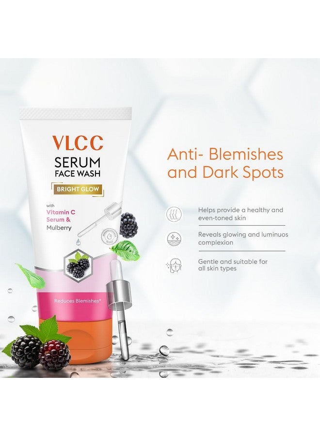 VLCC Vitamin C & Mulberry Serum Facewash - 150 ml to Reduce Blemishes & Brighten for AM | with Free Hyaluronic Acid & Aloe Vera Serum Facewash - 150 ml to Strengthen Skin Barrier for PM (B1G1) - Image 4