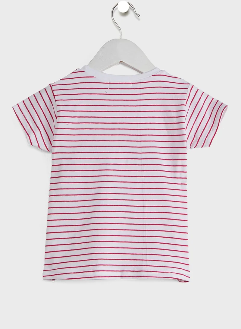 Babybol Kids Graphic Top + Shorts Set