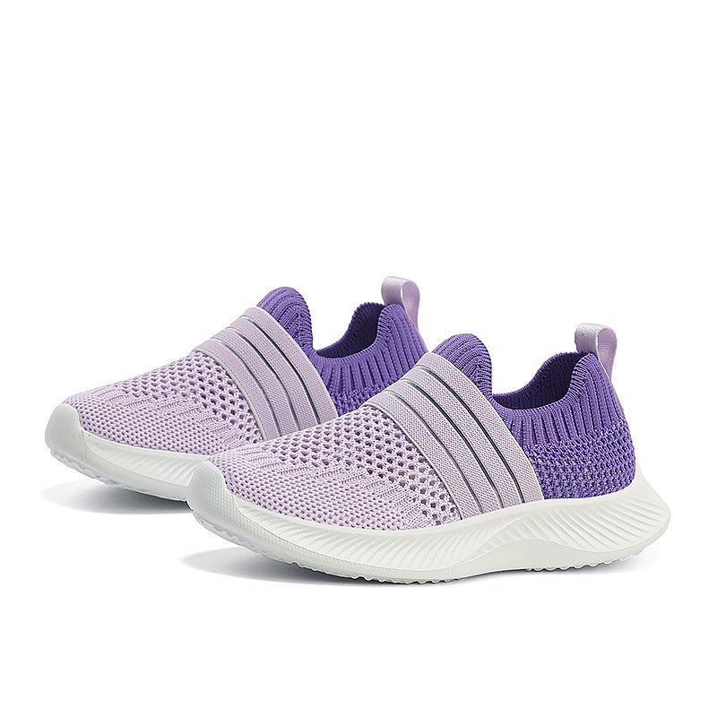 Mesh Sneakers Lightweight Flexible Sole Walking Shoes For Kids Indoor And Outdoor Activities - Image 1