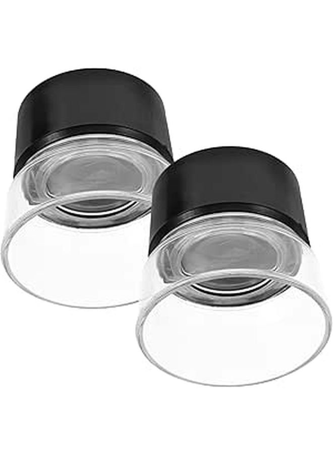 2 Pcs Cylindrical Magnifying Glass Portable Handheld Magnifier For Reading Jewelry Antique Collecting Compact Storage - Image 1