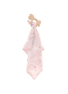 Stephen Joseph Stephen Joseph Muslin Lovie with Teether, Unicorn  - Image 1
