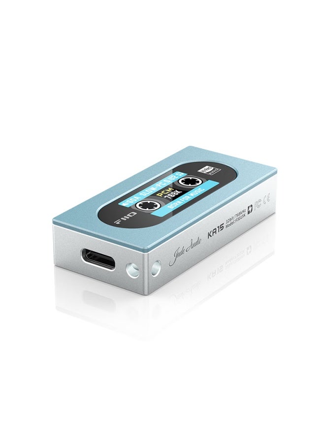 FiiO Fiio Ka15 Hifi Balanced 4.4 Portable Headphone Amplifier With Dac For Computer And Android Phones, Supports Ps5, Sky Blue - Image 3