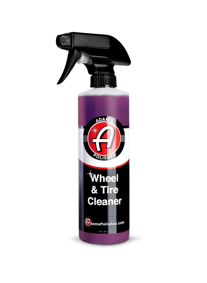 Adam's Polishes Adam's Polishes Wheel And Tire Cleaner 16oz Professional All In One Tire And Wheel Cleaner Use With Wheel Brush And Tire Brush Car Wash Wheel Cleaning Spray For Car Detailing  - Image 1