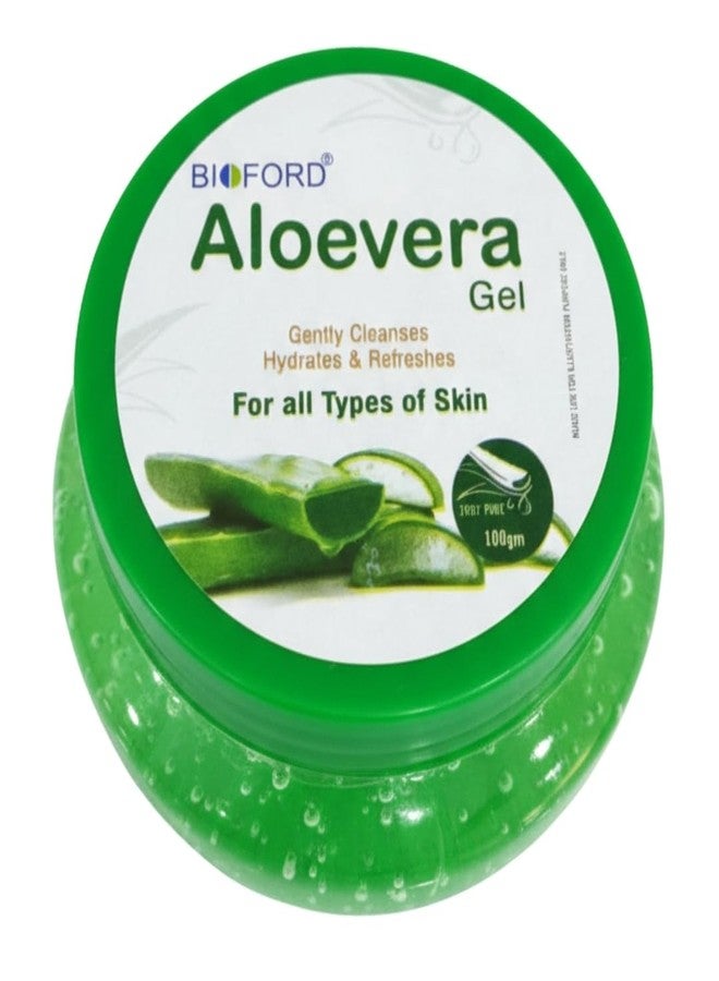 Bioford جل الصبار النقي 100% من بيوفورد للبشرة والشعر 100 غرام (عبوة واحدة) - Image 2