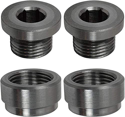 Olivia & Oliver Olivia Oliver O2 Oxygen Sensor Bung and Plug Universal 304 Stainless Steel M1815 Threadspack of 2 - Image 1