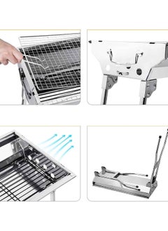 Portable Stainless Steel Grill Grates with Folding Handle for BBQ Cooking in the Kitchen Yard or Outdoor Park 60X25X25cm - pzsku/Z3AC316469B44D936055FZ/45/_/1701273037/ed8dedeb-e961-40f5-a7c1-d7de2c9ea527