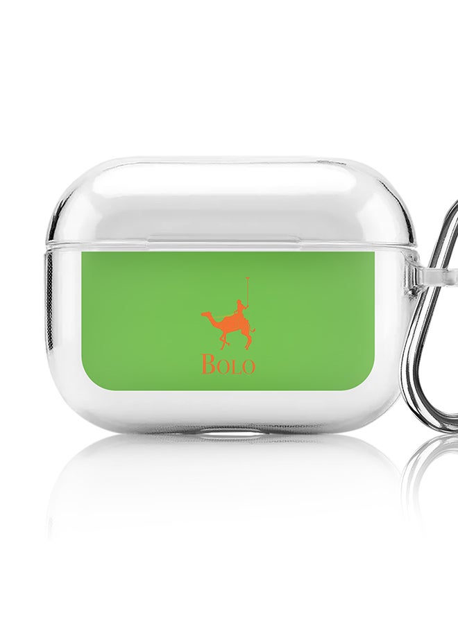 Stylizedd Classic Clear printed Case for Apple AirPods Pro 2nd Generation Thin Transparent Cover [Designed for Apple AirPods Pro 2nd Generation] - BOLO Green - Image 1