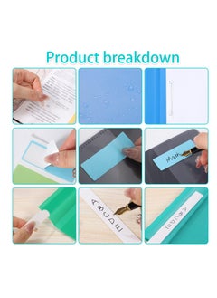 Excefore A4 Project Folder, 15 Pcs Plastic Presentation Project Folder, Document Organiser Holder Case Plastic, Document Transparent Cover  - Image 2