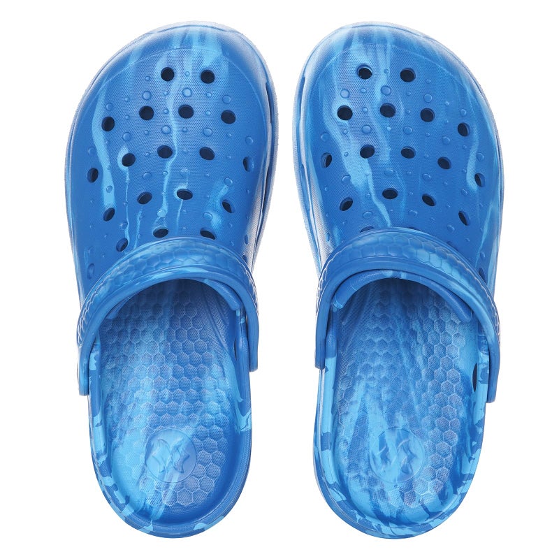 Eagsouni Womens Mens Arch Support Clogs Unisex Adult Slip on Garden Clogs Anti-Slip Outdoor Beach Sandalsï¼ŒBlue,10-10.5 Women/8.5-9 Men - Image 2