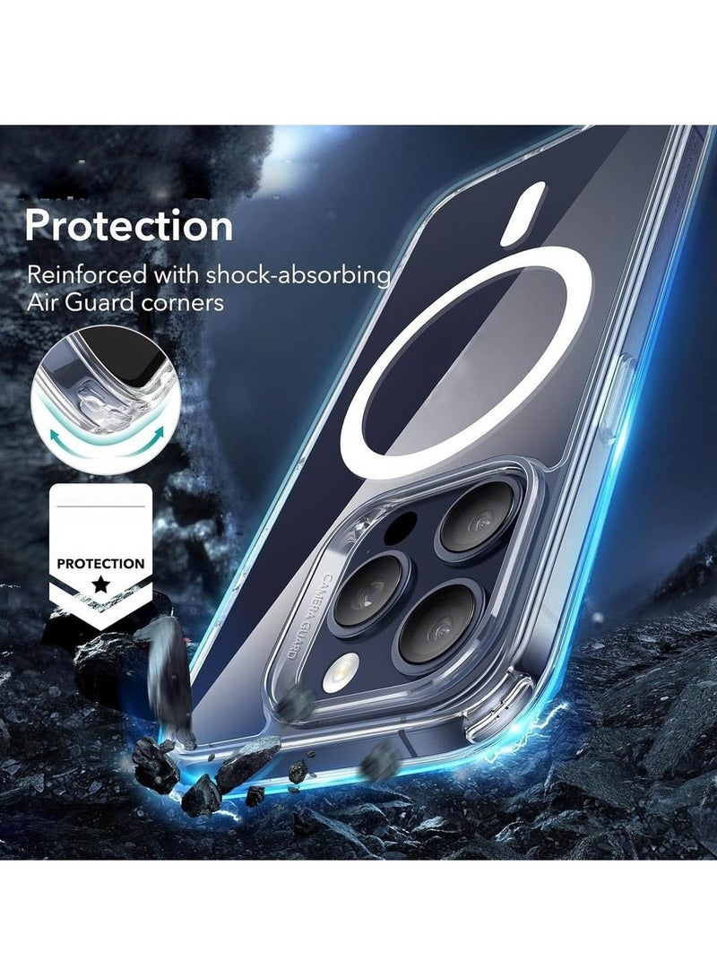 2 Pack For IPhone 15 Pro Max Case Compatible With MagSafe A-Grade Protection Yellowing Resistant Scratch-Resistant Back Magnetic Phone Cover For IPhone 15 Pro Max  - Image 3