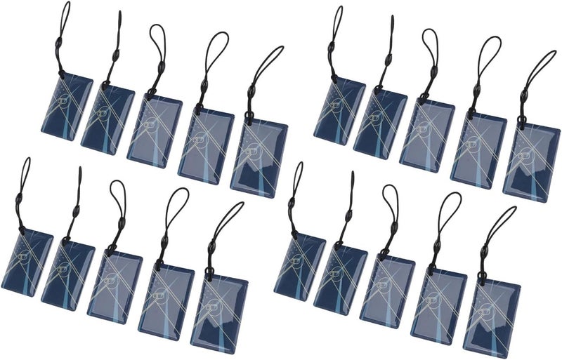 Vbestlife 20Pcs IC Cards, 13.56MHz ID Card Contactless Key Fob for Smart Locks - Image 1
