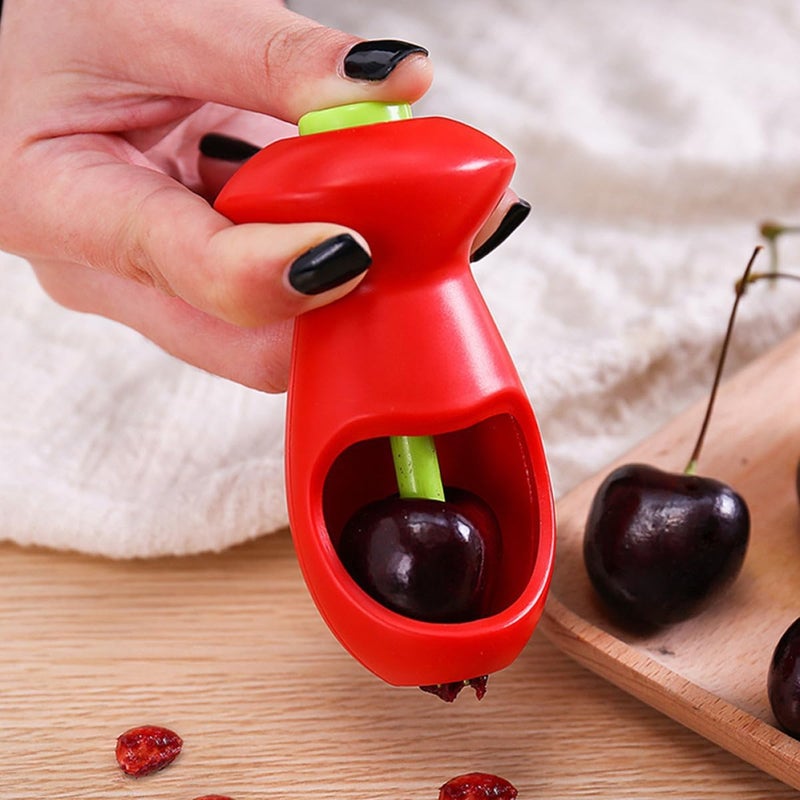 2 Pieces Cherry Core Removers and Red Date Core Removers Fruit Core Removing Tools Kitchen Utensils for Fresh Fruit Preparation - Image 3