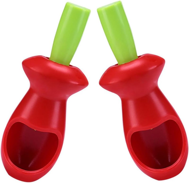 2 Pieces Cherry Core Removers and Red Date Core Removers Fruit Core Removing Tools Kitchen Utensils for Fresh Fruit Preparation - Image 1
