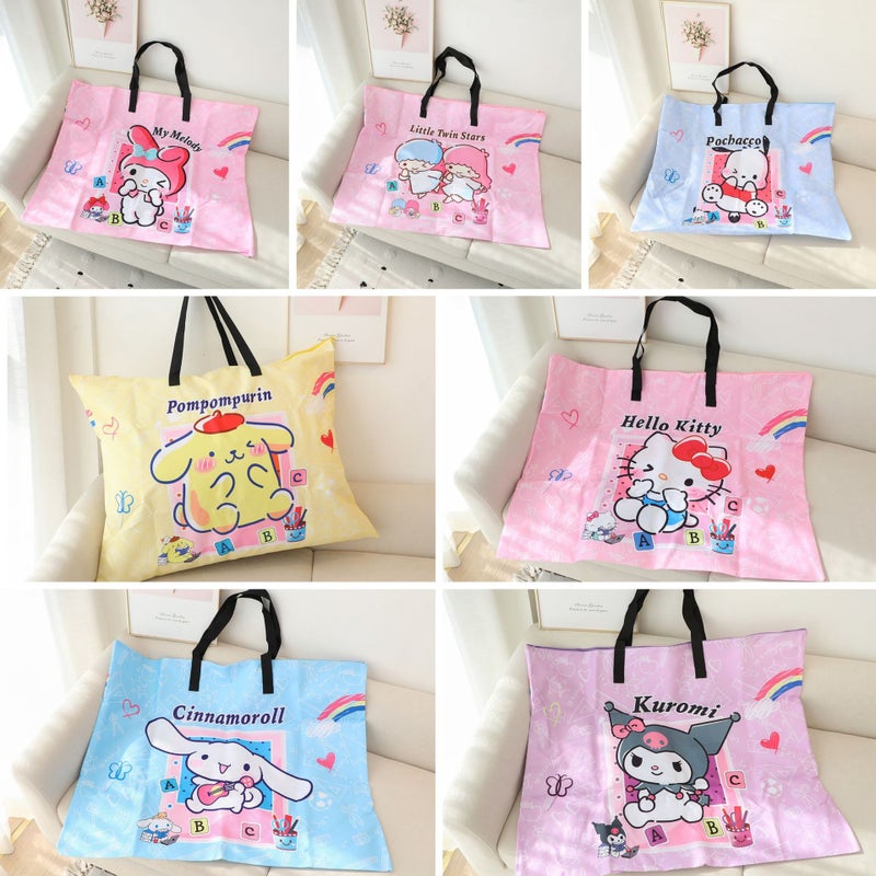 Cartoon Brush Series Kindergarten Quilt Storage Bag Large Capacity Portable Zipper Bag Clothes Finishing Storage Bag - Image 2