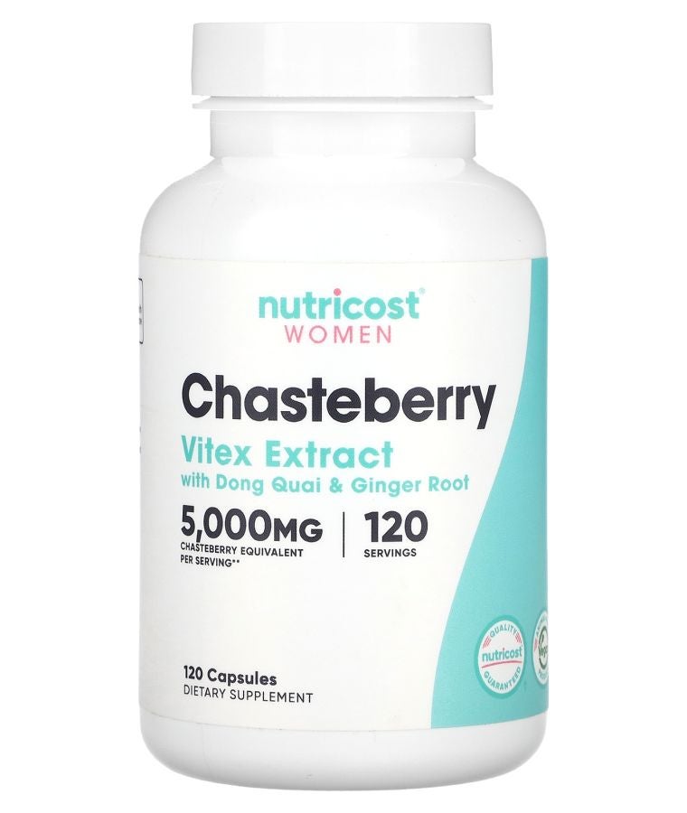Nutricost Women Chasteberry with Dong Quai & Ginger Root 5000 mg 120 Capsules