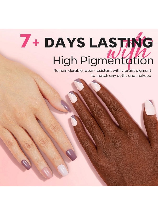 موديل ونز مجموعة طلاء أظافر موديلونز، 6 ألوان، طلاء أظافر محايد، وردي، سريع الجفاف، طلاء أظافر صغير للشتاء، طلاء أظافر الأصابع، مانيكير بالجملة، فن الأظافر، صالون منزلي، هدية للنساء والفتيات - Image 4