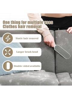 Sweet Life 2 Lint Removers, Lint Brush, Pet Hair Remover for Clothes, Laundry, Couches, Bed, Car Seats and Fabric, Reusable Lint Cleaner for Dog and Cat, Double- Sided Self Cleaning Tool, Portable for Home and Travel  - Image 2