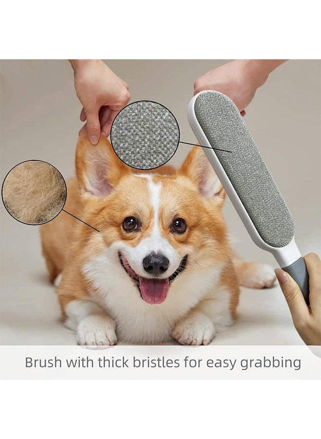 Sweet Life - 2 Lint Removers, Lint Brush, Pet Hair Remover for Clothes, Laundry, Couches, Bed, Car Seats and Fabric, Reusable Lint Cleaner for Dog and Cat, Double- Sided Self Cleaning Tool, Portable for Home and Travel - Image 1