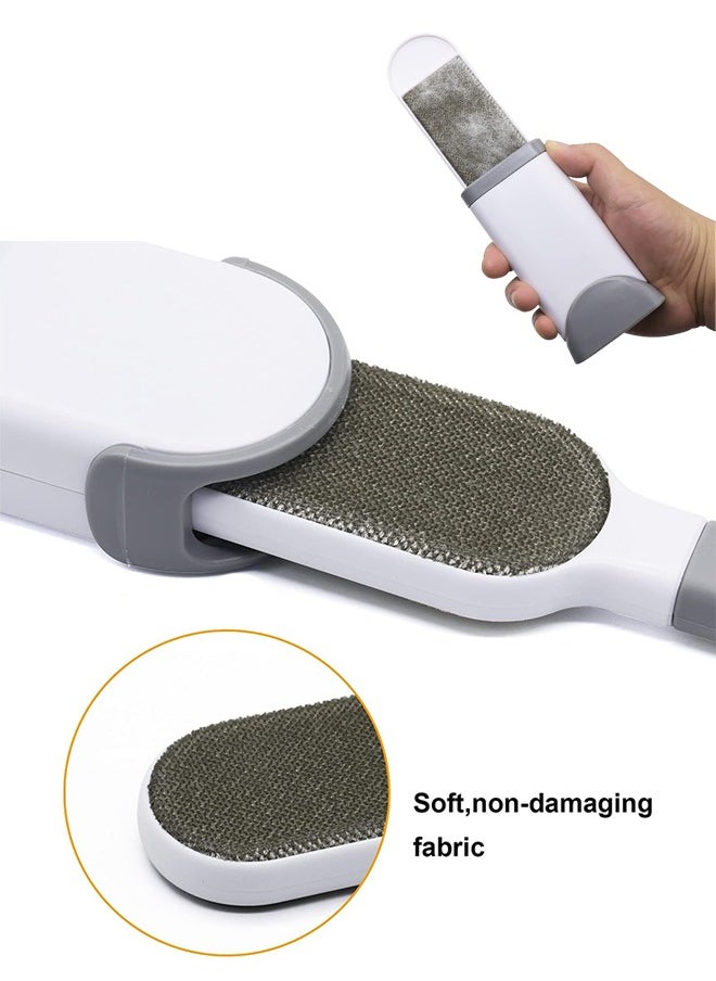 Sweet Life - 2 Lint Removers, Lint Brush, Pet Hair Remover for Clothes, Laundry, Couches, Bed, Car Seats and Fabric, Reusable Lint Cleaner for Dog and Cat, Double- Sided Self Cleaning Tool, Portable for Home and Travel - Image 1