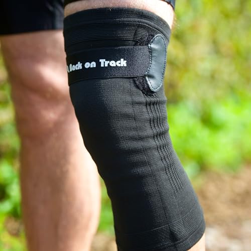 Back on Track دعامة الركبة Back on Track مع حزام قابل للإزالة 1110 بتقنية Welltex، أسود، كبير - Image 4