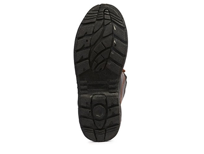 NEOSAFE Spark A5005 PU Leather Labour Safety Shoes, Black - Image 4