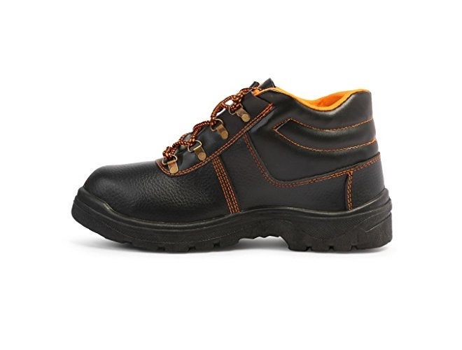 NEOSAFE Spark A5005 PU Leather Labour Safety Shoes, Black - Image 2