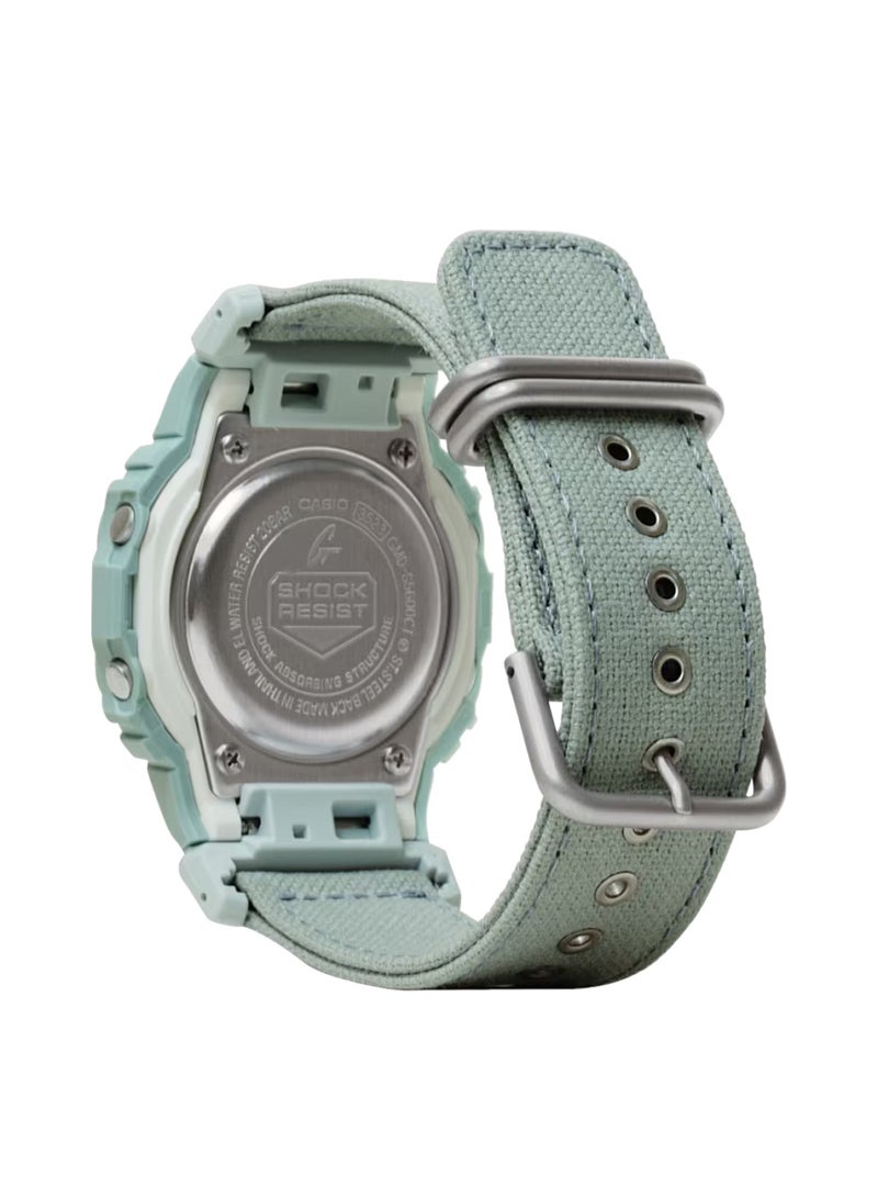 Casio G-Shock Digital Organic Blue Cloth Strap Bio-Based Resin Quartz GMD- S5600CT-3A Women's Watch - Image 4