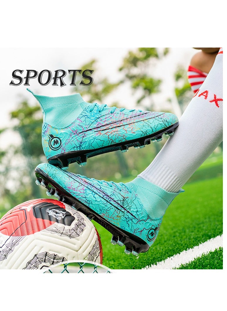 سكت شيكترو أحذية كرة القدم للرجال للاستخدام على الملاعب الصلبة والملاعب الخارجية والداخلية. أحذية كرة القدم المهنية للشباب والفتيان. أحذية كرة القدم للرجال والنساء.  - Image 3