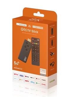 Android 13 TV Stick with Remote Control , HD 8K Resolution Ultra HD Streaming Device, Allwinner H313 Bluetooth Streaming Media Player  Web Player , Home Media Player , Internet Set Top TV Box Black