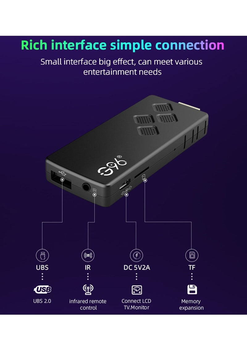 Furtey - Android 13 TV Stick with Remote Control , HD 8K Resolution Ultra HD Streaming Device, Allwinner H313 Bluetooth Streaming Media Player  Web Player , Home Media Player , Internet Set Top TV Box Black - Image 1