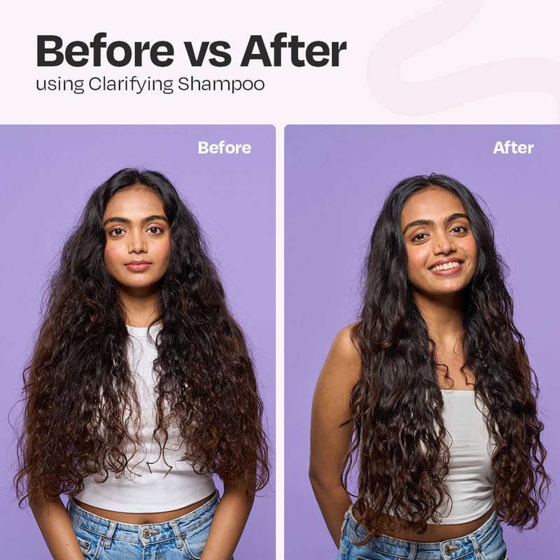 Manetain Clarifying Shampoo for All Hair Types 236ml Sulphate Paraben and Toxin Free Mild Vegan Shampoo for Women, Men with Wavy, Dry, Curly and Frizzy Hair - Image 5