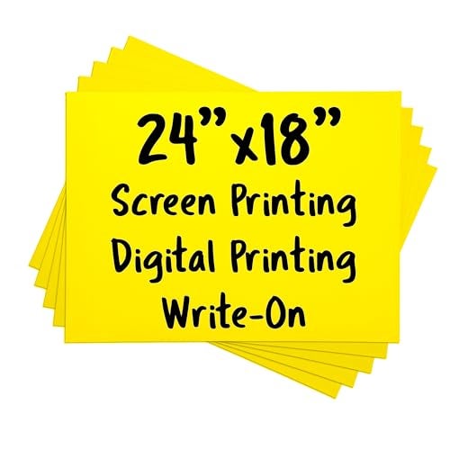 VIBE INK 5-Pack Yellow Blank Yard Signs 24"x18" Fluted-Plastic Waterproof Indoor/Outdoor - Image 4