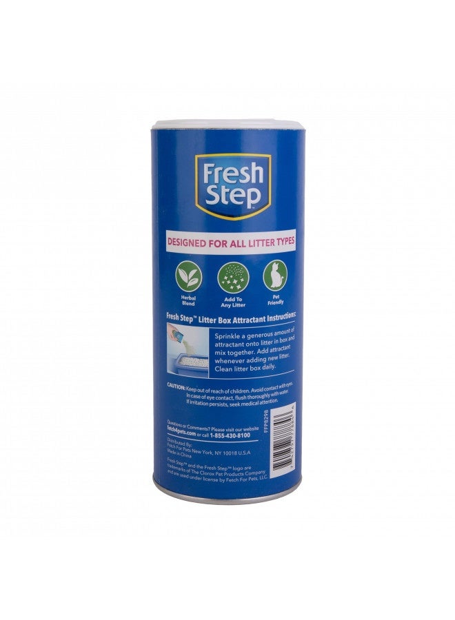 Fresh Step Litter Box Attractant Powder To Aid In Training, 9 Ounces | All Natural Training Aid For Cats And Kittens | Cat Attract Litter Additive For Litter Box, 9 Oz - 1 Pack