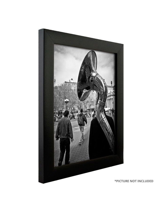 Craig Frames 1WB3BK Picture Frame, Smooth Wrap Finish, 1-Inch Wide, Black, 16x24 - Image 5