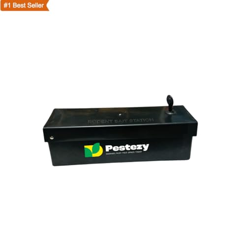 AYUNIX Pestezy Rodent Bait Station Roda Box Rat Bait Station Plastic with Key & Lock Mechanism (Pack of 10) - Image 3