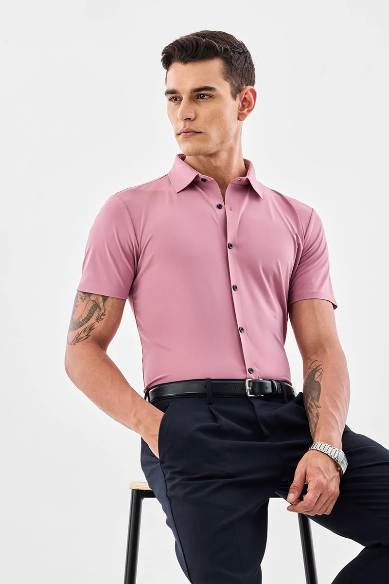 SNITCH Slim Fit Stretch Technical Shirt