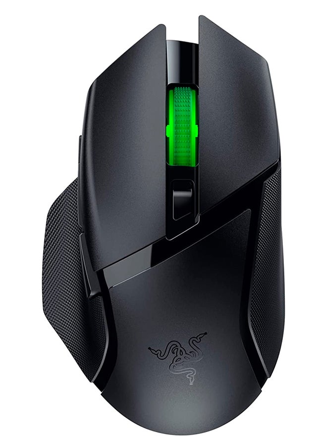 ريزر ماوس الألعاب Basilisk V3 x Hyperspeed، مستشعر بصري متقدم 5G بدقة 18K DPI، حساسية قصوى 18000 DPI، مفاتيح الماوس الميكانيكية Gen-2، وضع Hypershift، أسود | RZ01-04870100-R3G1 - Image 1