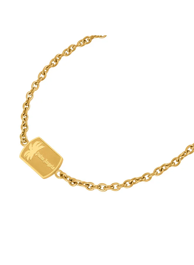 بالم انجلز Marcella Yellow Gold Plated Stainless Steel Chain Bracelet for Women