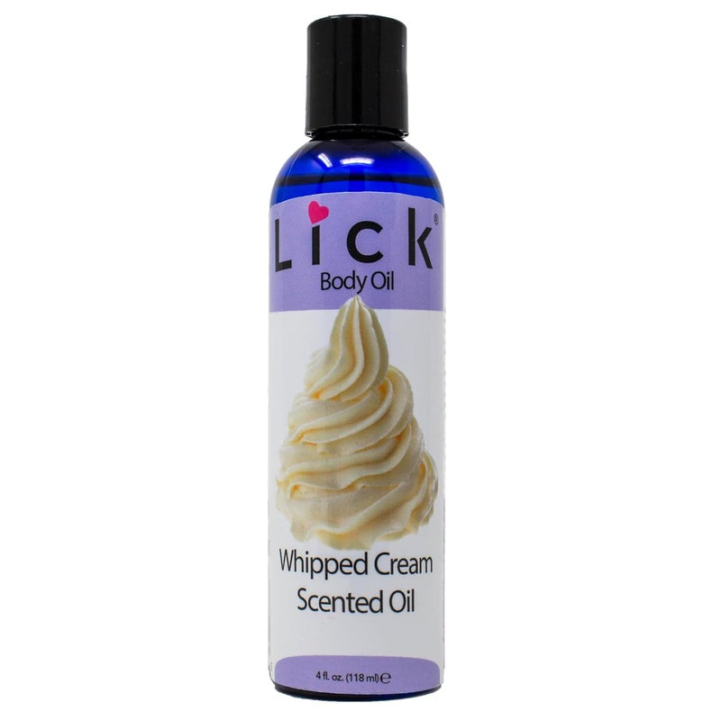 LICK Whipped Cream Scented Body Oil  Vitamin E Infused Moisturizing  Hydrating Body Oil Gel for Women Soothing Aromatherapy Experience  Antioxidant Protection Natural  Gentle Body Oil